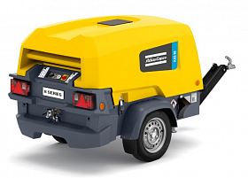 Дизельный компрессор Atlas Copco XAS 88 KD на шасси — фото 1