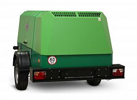 Дизельный компрессор Atmos PDP 95 10 регул с тормозом — фото 4
