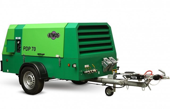 Дизельный компрессор Atmos PDP 65 12 регул без тормоза