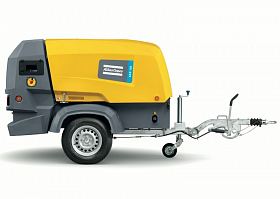 Дизельный компрессор Atlas Copco XAS 138 на шасси — фото 2