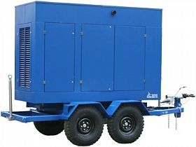 Дизельный генератор ТСС АД-120С-Т400-2РПМ5 на шасси с АВР — фото 2