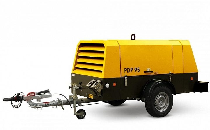 Дизельный компрессор Dalgakiran PDP 95-10 (фикс без тормоза)