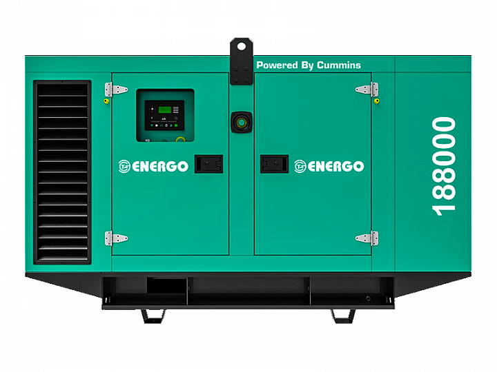 Дизельный генератор Energo AD180-T400C-S в кожухе