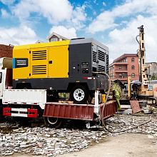 Дизельный компрессор Atlas Copco XATS 1200 8.6 на шасси — фото 2