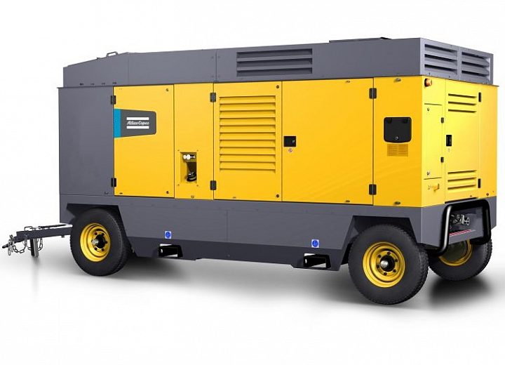 Дизельный компрессор Atlas Copco Y 1300 35 на шасси