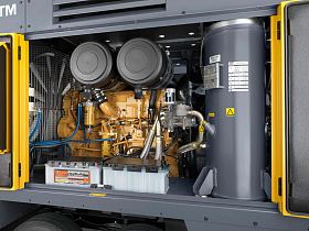 Дизельный компрессор Atlas Copco XRVS 647 CD на шасси — фото 3