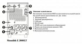 Источник бесперебойного питания ELTENA Monolith E 3000LT — фото 4