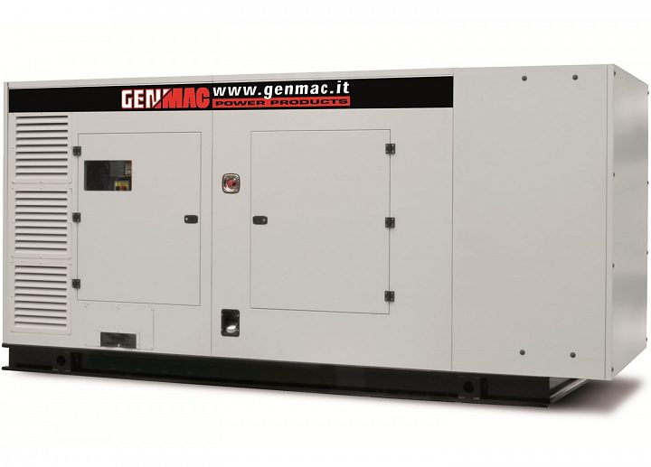 Дизельный генератор Genmac G350IS в кожухе с АВР