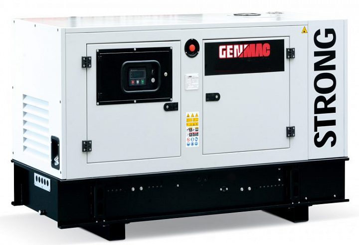 Дизельный генератор Genmac G45PS в кожухе с АВР