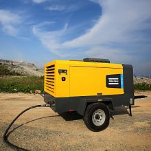 Дизельный компрессор Atlas Copco XAHS 400 PACE 10,3 на шасси — фото 3