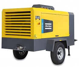 Дизельный компрессор Atlas Copco XAHS 400 PACE 7 на шасси — фото 2
