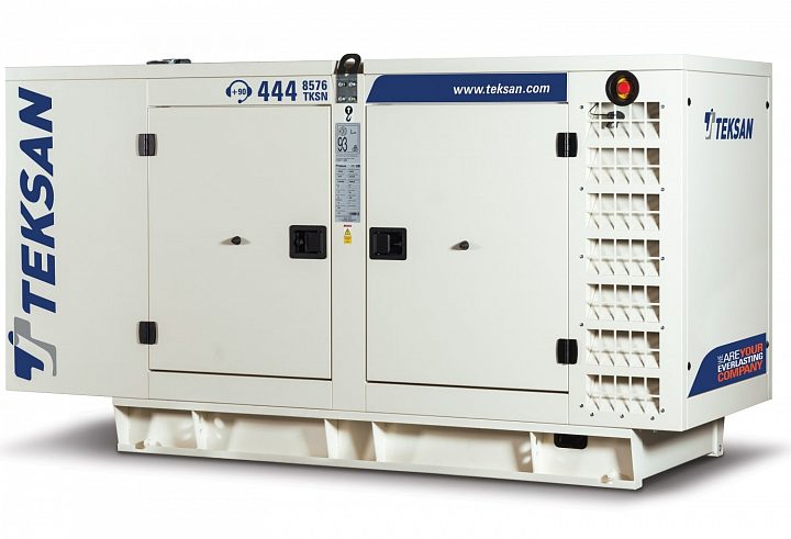Дизельный генератор Teksan TJ830DW5C в кожухе