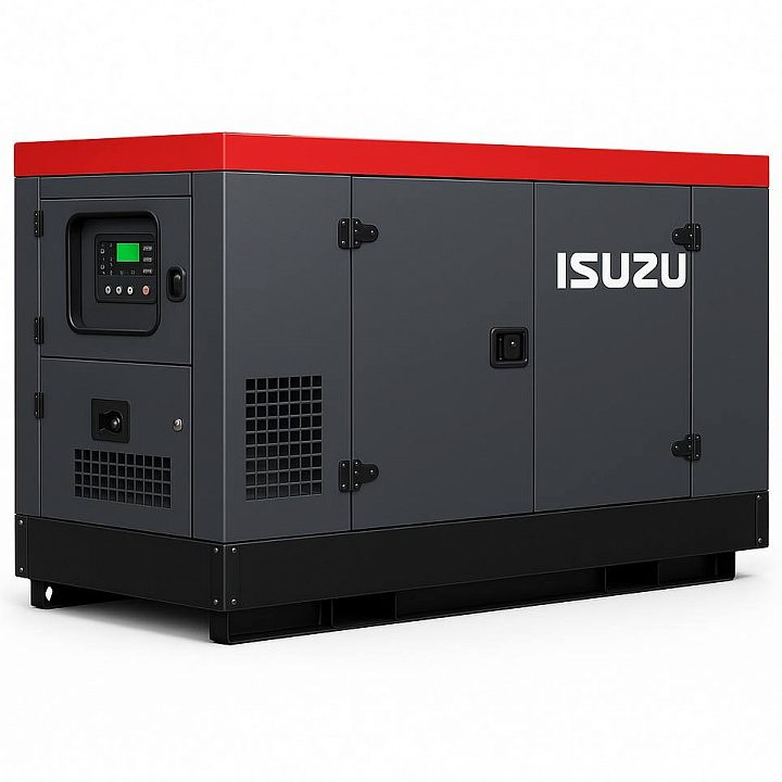 Дизельный генератор Isuzu GMP 33IA в кожухе